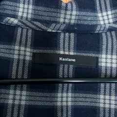 kastaneチェック柄ジャケットの画像