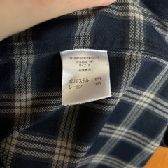 kastaneチェック柄ジャケットの画像