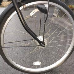 26インチ　自転車　ライトok書類あり　パンクの画像