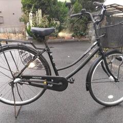 26インチ　自転車　ライトok書類あり　パンク