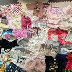 【お取引確定！】1枚40円以下！新生児〜80まとめ売り　女の子　...
