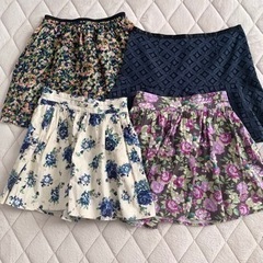 レディース　春夏スカート４点　まとめ売り