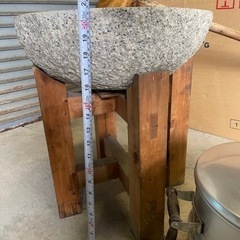 商談中です！餅つきセット、石臼2ヶ、杵、蒸し器の画像