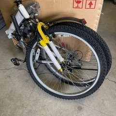 折りたたみ式クロスバイク新品