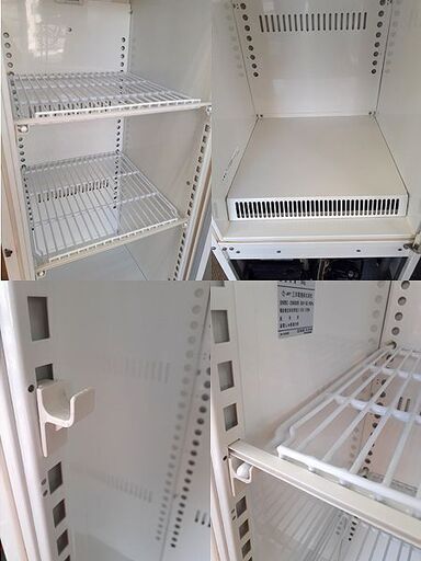 動作確認済【サンヨー 冷蔵ショーケース SMR-R70SKMB 2008年製】有効内容積142L 単相100V スイング扉 厨房機器 