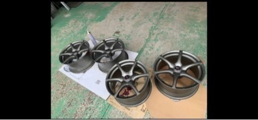 GT-R BNR34 純正ホイール 未走行新品タイヤ 18インチ 9J +30