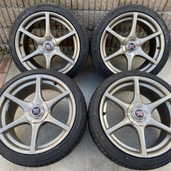 GT-R BNR34 純正ホイール 未走行新品タイヤ 18インチ...