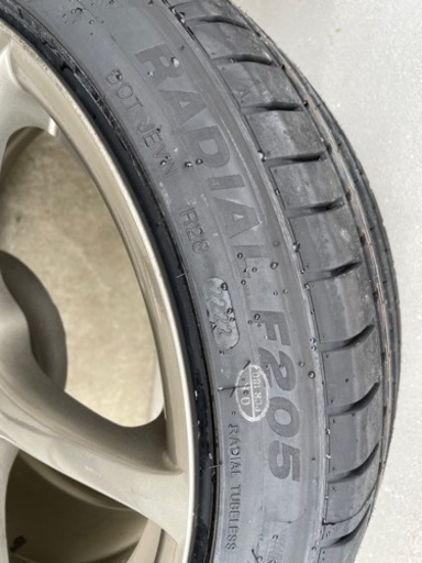GT-R BNR34 純正ホイール 未走行新品タイヤ 18インチ 9J +30
