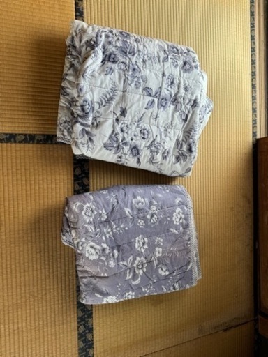 決定夏用掛け布団とシーツ　未使用押入れ保管品
