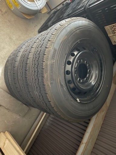 ハイエース用純正タイヤ・ホイール付　ECOPIA 195/80R15 107/105