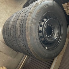 ハイエース用純正タイヤ・ホイール付　ECOPIA 195/80R...