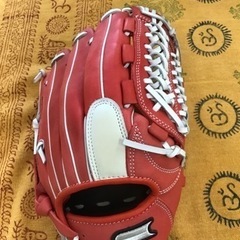 未使用　保管品　軟式用グローブ　SSK 右投げ　オレンジ　ホワイト