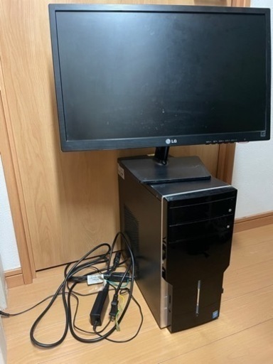 【ジャンク】ゲーミングPC&モニター　※修理必要