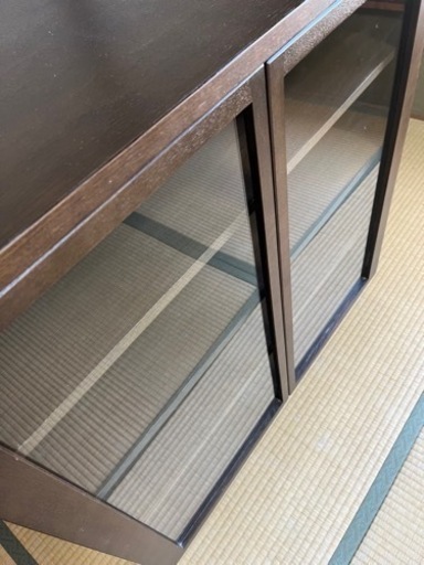 ※値下げしました　無印良品　キャビネット　ガラス扉