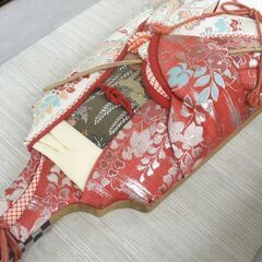 額装 押絵羽子板 長さ72cm 伝統工芸 藤娘 振袖 正月飾り 縁起物 コレクション インテリア 吊智 智吊 札幌市 清田区 平岡の画像