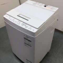 YJT7908【TOSHIBA/東芝 7.0㎏洗濯機】美品 2019年製 ZABOON AW-7D7-W 家電 洗濯 簡易乾燥付