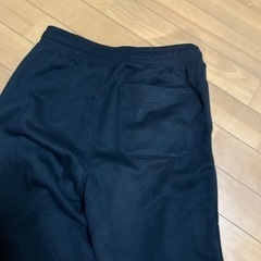 GU ジーユー  2枚セットスウェット　黒メンズ　Sサイズの画像