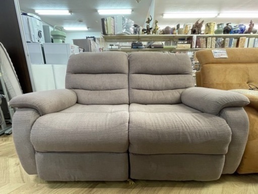 売約済み【BY REUSE 出水店 出張買取•見積完全無料¥0】2人掛け電動リクライニングソファーBR