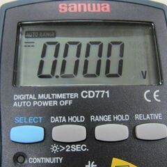 🌲【電動工具】三和電気計器 超美品！CD771 デジタルマルチメーター【地域最大電動工具高価買取アールワン田川】の画像