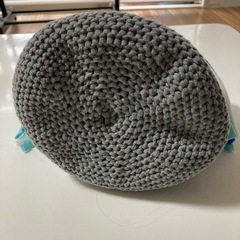 ニットのトートバッグの画像