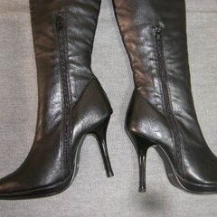 未使用　ロングブーツ　サイズS　ブラックの画像
