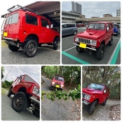 最終値下げ①現金手渡し払い可‼️25万円以上大幅お値引き‼️税金激安¥6,000‼️ 構造変更登録済‼️後席シートベルト義務無‼️2年車検軽貨物登録‼️走りのF6Aエンジンターボ‼️JA11型ジムニー‼️リアシートスライドレール付き‼️車検対応マフラー付き‼️ の画像