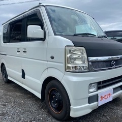 🉐【支払総33万円】車検令和7年2月 スクラムワゴン【エブリィワゴン】 パワースライドドア ターボ 期間良好 車検長く超オススメ車両★の画像