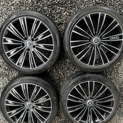 【送料無料】 D.A.D ギャルソン アルミホイール 16インチ 2本セット DAD 16インチ ホイール 2本 ギャルソンDADツェンレイン109軽乗用車