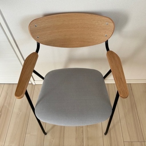 【新品！IDEE】DJANGO ARM CHAIR Black frame × Gray