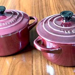 ル・クルーゼ　Le Creuset　ミニココット　限定メタリック色シリーズ　値下げしました！の画像