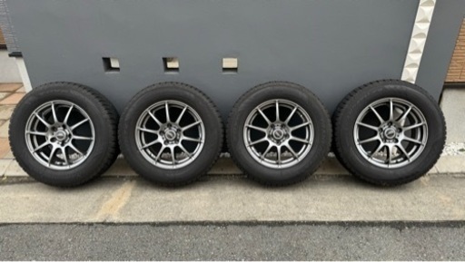 【購入者決定！御礼申し上げます】価格改定。美品！アルファード、ヴェルファイアに！スタッドレスタイヤ、トーヨーウィンタートランパスTX215/65R16スタッドレスタイヤ　ホイールセット