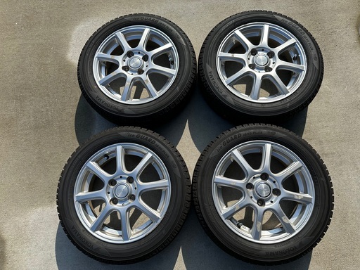 155/65R14 スタッドレス アルミ付き4本セット YOKOHAMA  ice GUARD iG50 PLUS
