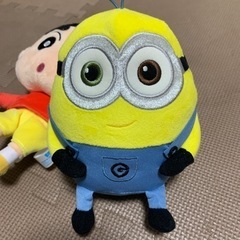 クレヨンしんちゃん　ミニオンぬいぐるみの画像