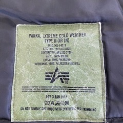 ALPHA Sサイズ　ミリタリー ヴィンテージタイプの画像