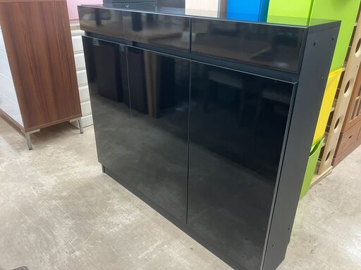 【お値下げしました!!】美品 キャビネット 収納家具 カウンター下収納 No.527 ●※現金、クレジット、ぺイペイ、スマホ決済対応※