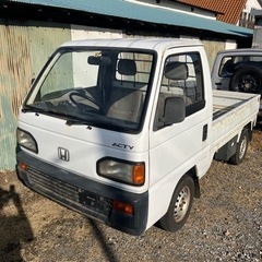 5万に値下げしました　ホンダアクティトラック　HA３　白　平成5年　54000キロ　MT4速　AC無しの画像