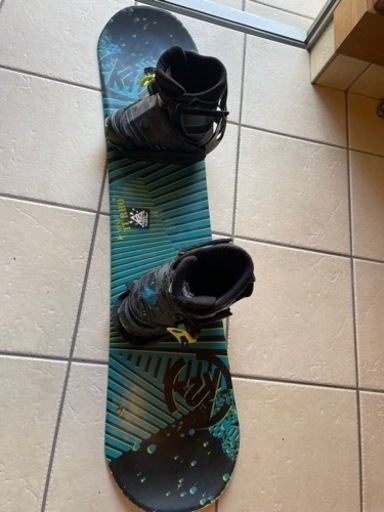 k２　１１０㎝スノボー３点セット