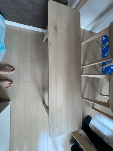 24日まで引渡し IKEA ダイニングテーブルセット ショップ