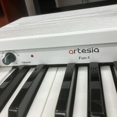 ARTESIA アルテシア キッズピアノ Fun-1 楽器 キーボード ミニサイズ 小型 白系 ホワイト No.832 ● ※現金、クレジット、ぺイペイ、スマホ決済対応※の画像