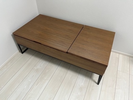 【美品】昇降センターテーブル(Nヒバリ 120 MBR）