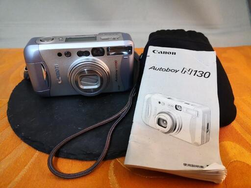 ★動作未確認のため値下げします★フィルムカメラ★キヤノン Autoboy N130