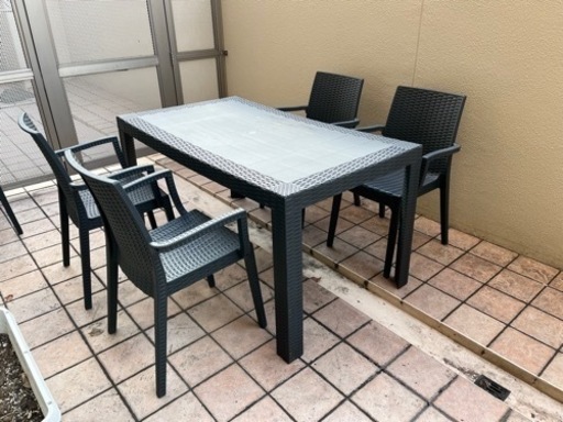 【決定】ガーデン　テーブルとチェアー