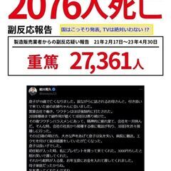  (郵送も可) 40A チラシ コロナワクチン後遺症 ワクチン死 緊急事態条項 40枚の画像