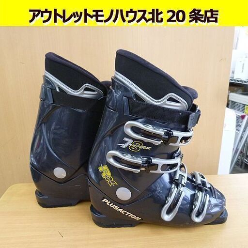 26.0cm プラスアクション 78RX スキーブーツ 297ｍｍ PLUSACTION スキー靴 ネイビー 札幌 北20条店