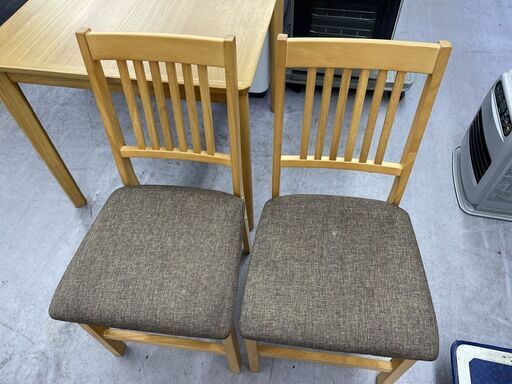 ２人掛けダイニングセット 幅80ｃｍ  チェア×2脚 折りたたみイス 机 札幌市手稲区