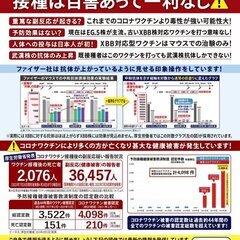  (郵送も可) 42 コロナワクチンチラシA+B ワクチン死 免疫破壊と癌 緊急事態条項 40枚の画像