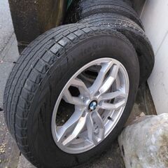 BMW X3 F25 適合　スタッドレス４本 225/65/17★21年製造の画像