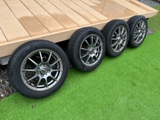 ※値下げしました【155/65R14】22年製スタッドレスタイヤホイールセット 軽自動車全般