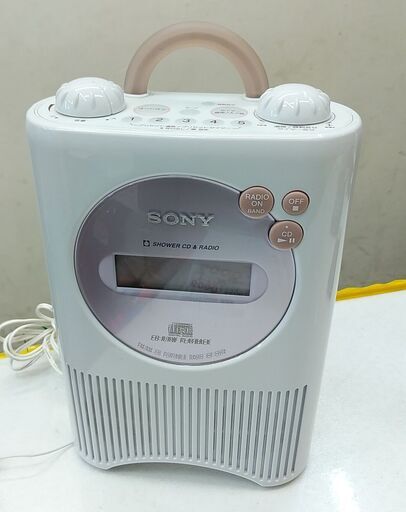 品質保証☆配達有り！5000円(税抜き）シャープ 防水CDラジオ AM/FM CD
