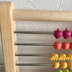 100玉そろばん　フルーツ珠の画像